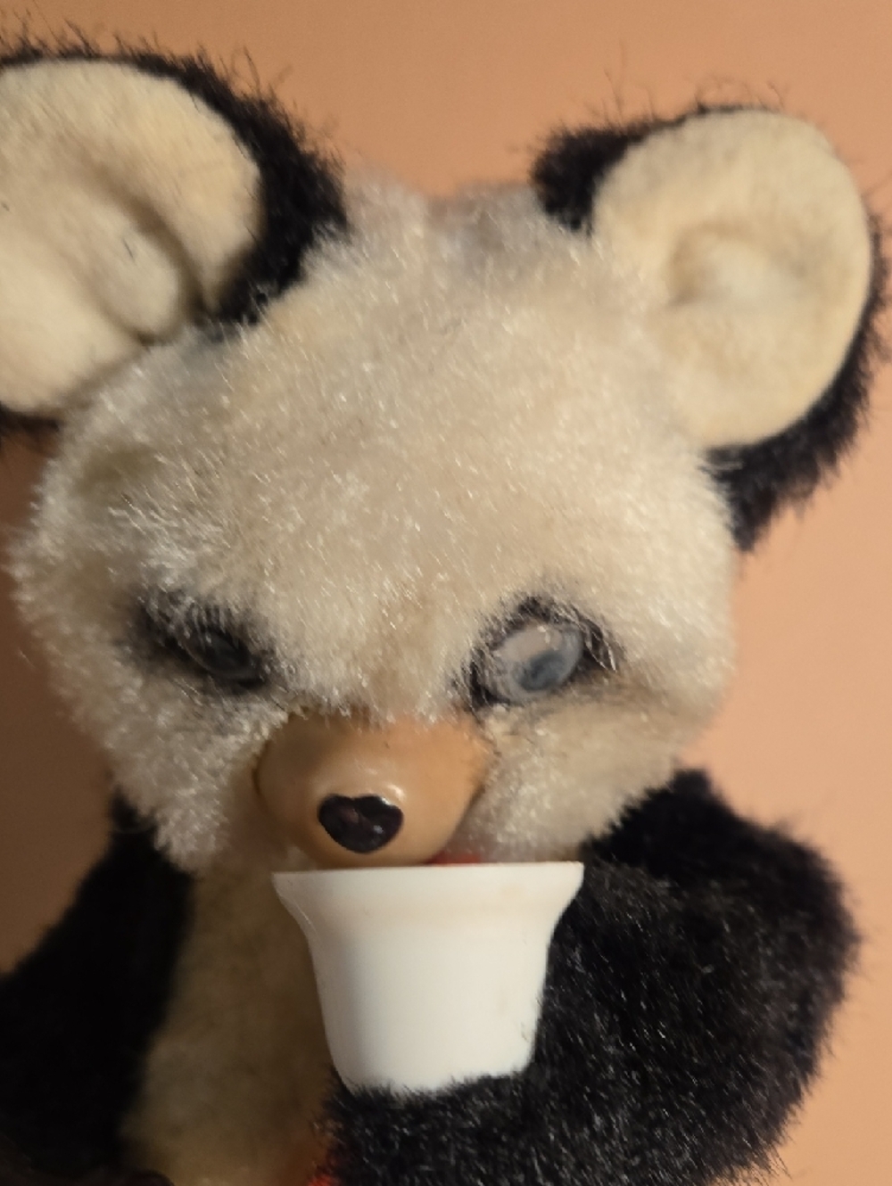 Vintage 1960s Japan Drinking Cola Panda Tin Litho Battery Operated - Picture 7 of 11
